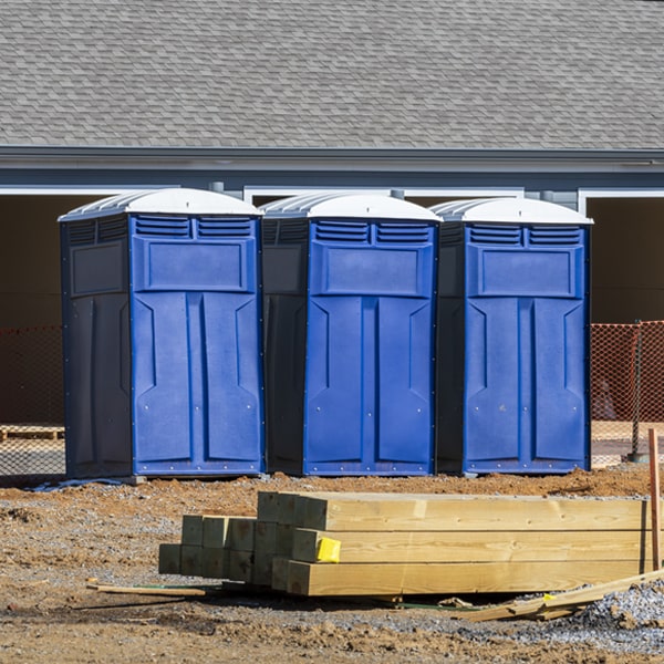 what is the maximum capacity for a single porta potty in Mc Donald Tennessee